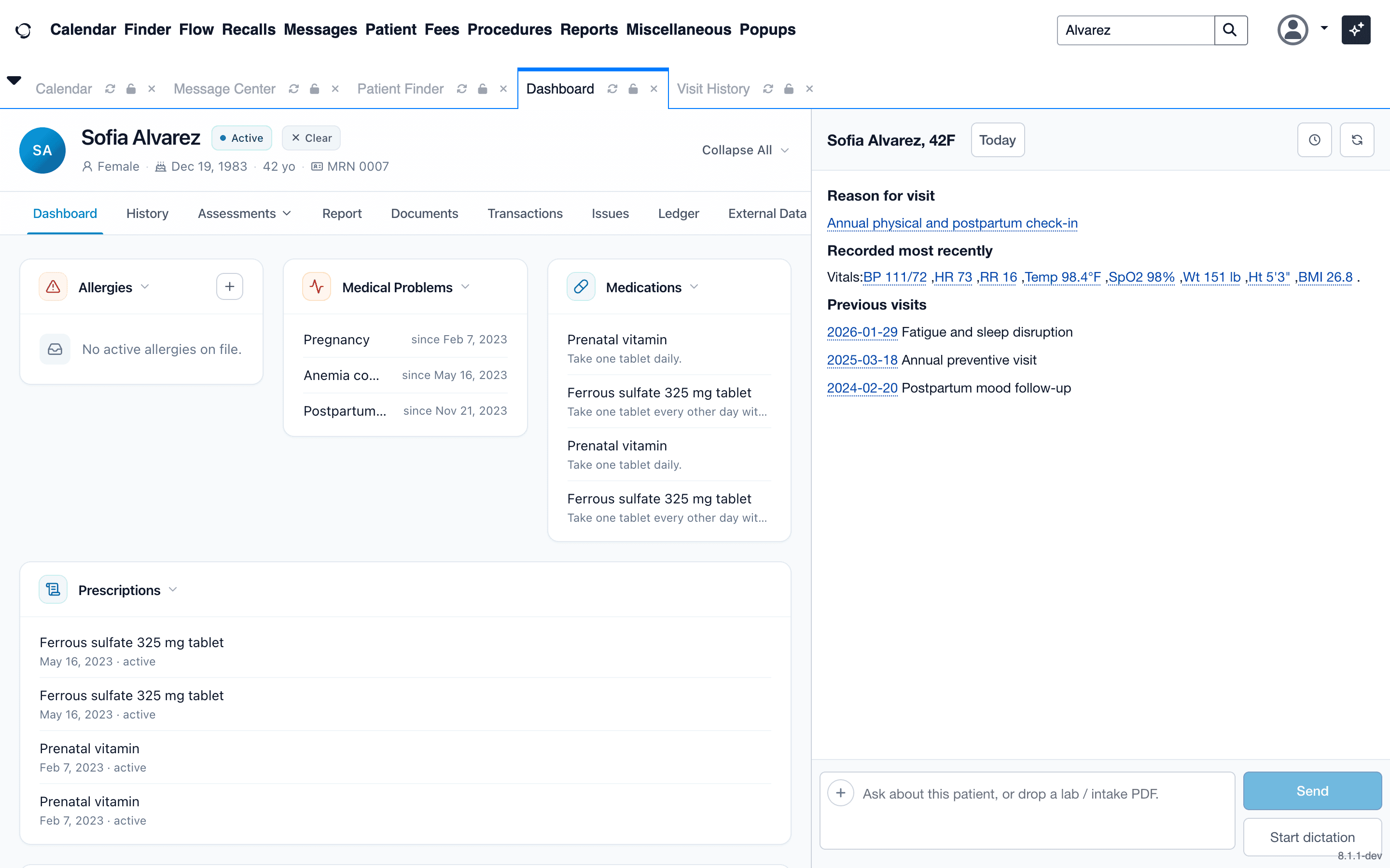 Screenshot of Clinical Copilot