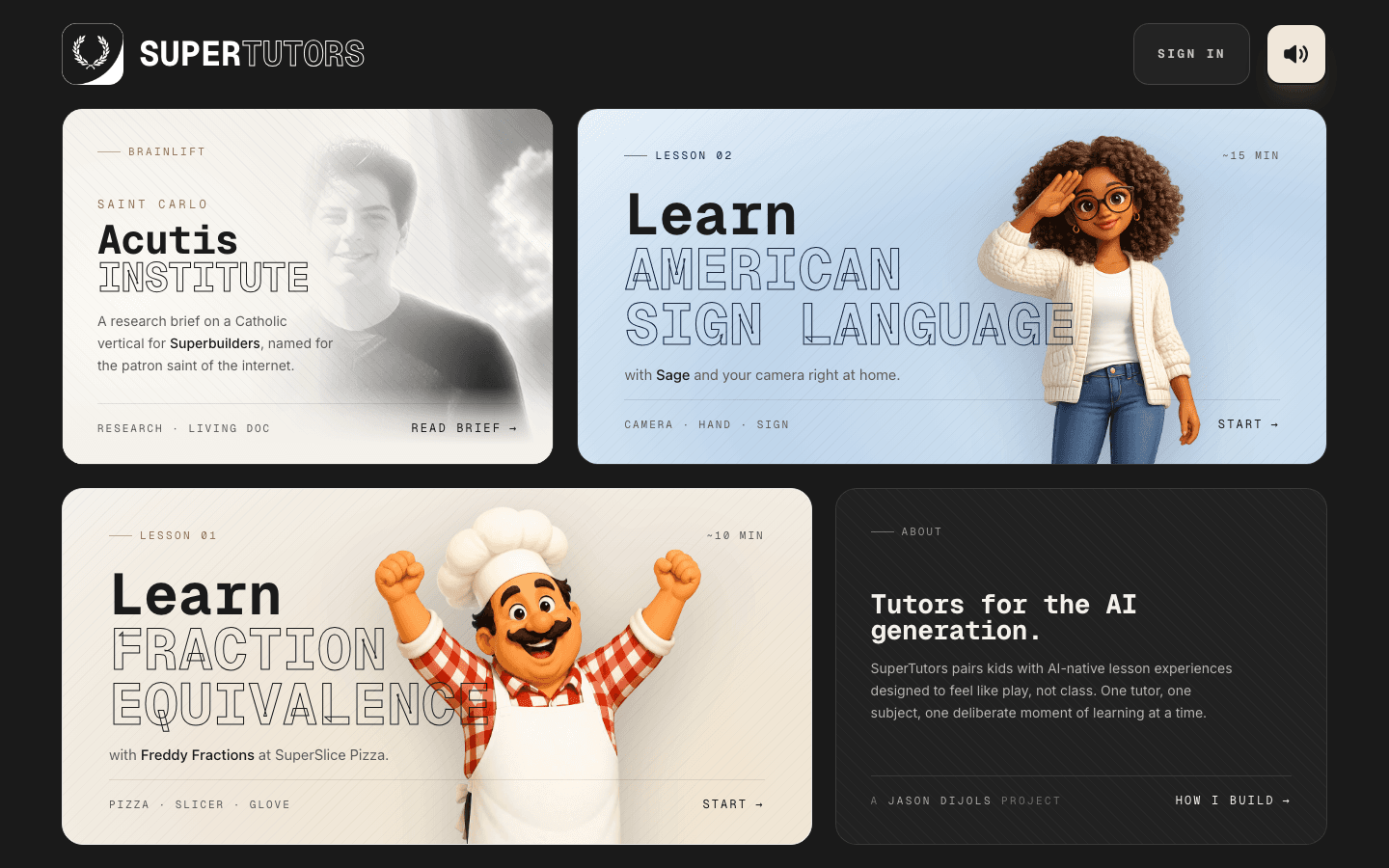 Screenshot of SuperTutors